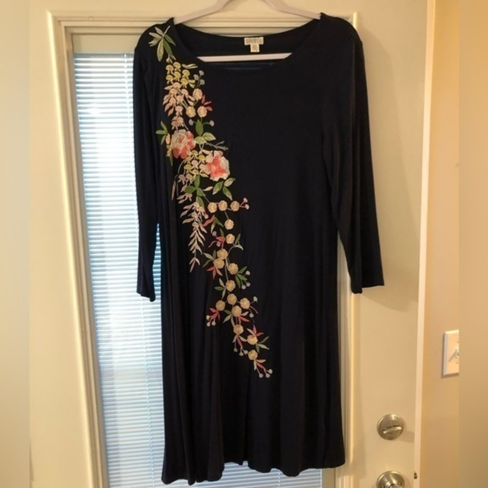 NWOT Spense Floral Long Sleeve Dress Size M